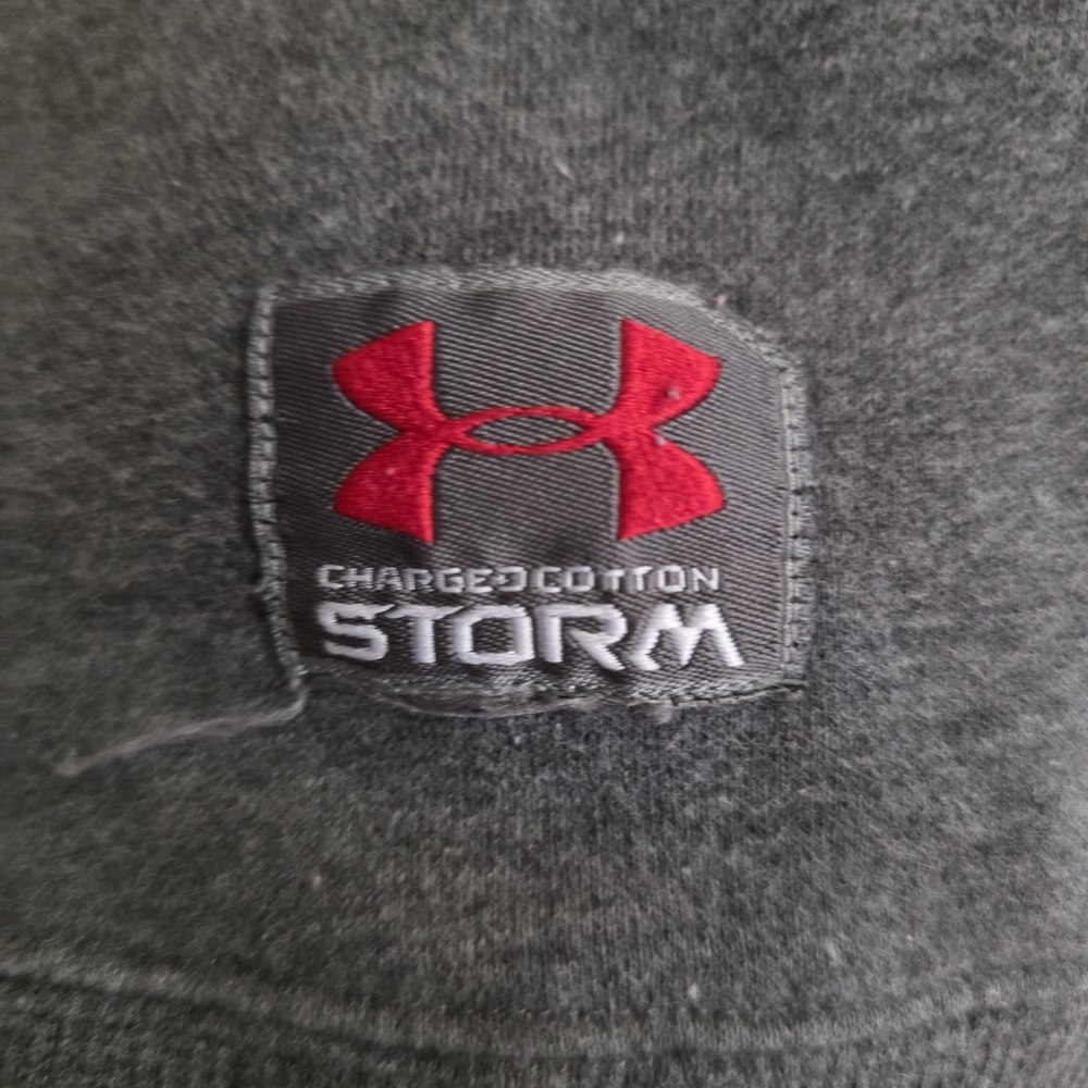 Under Armour Storm Heather Gray Men's Hoodie - Picture 6 of 7